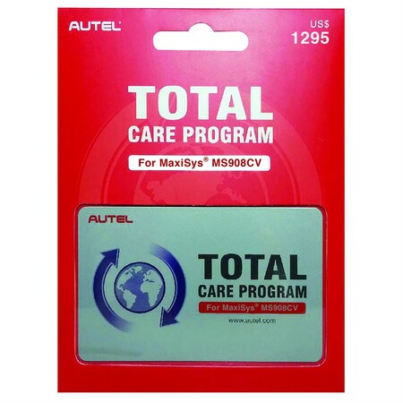 Ms908Cv One Year Total Care Program Card